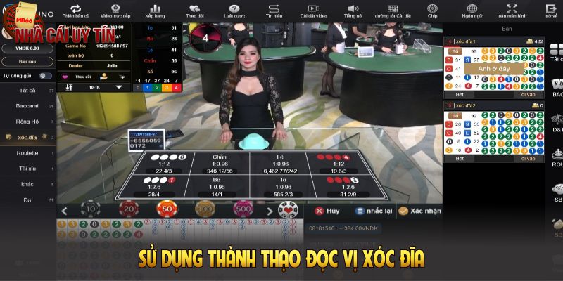Sử dụng thành thạo đọc vị xóc đĩa giúp người chơi luôn nắm thế chủ động